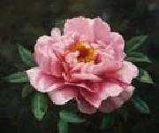 Realistic Pink Rose unknow artist